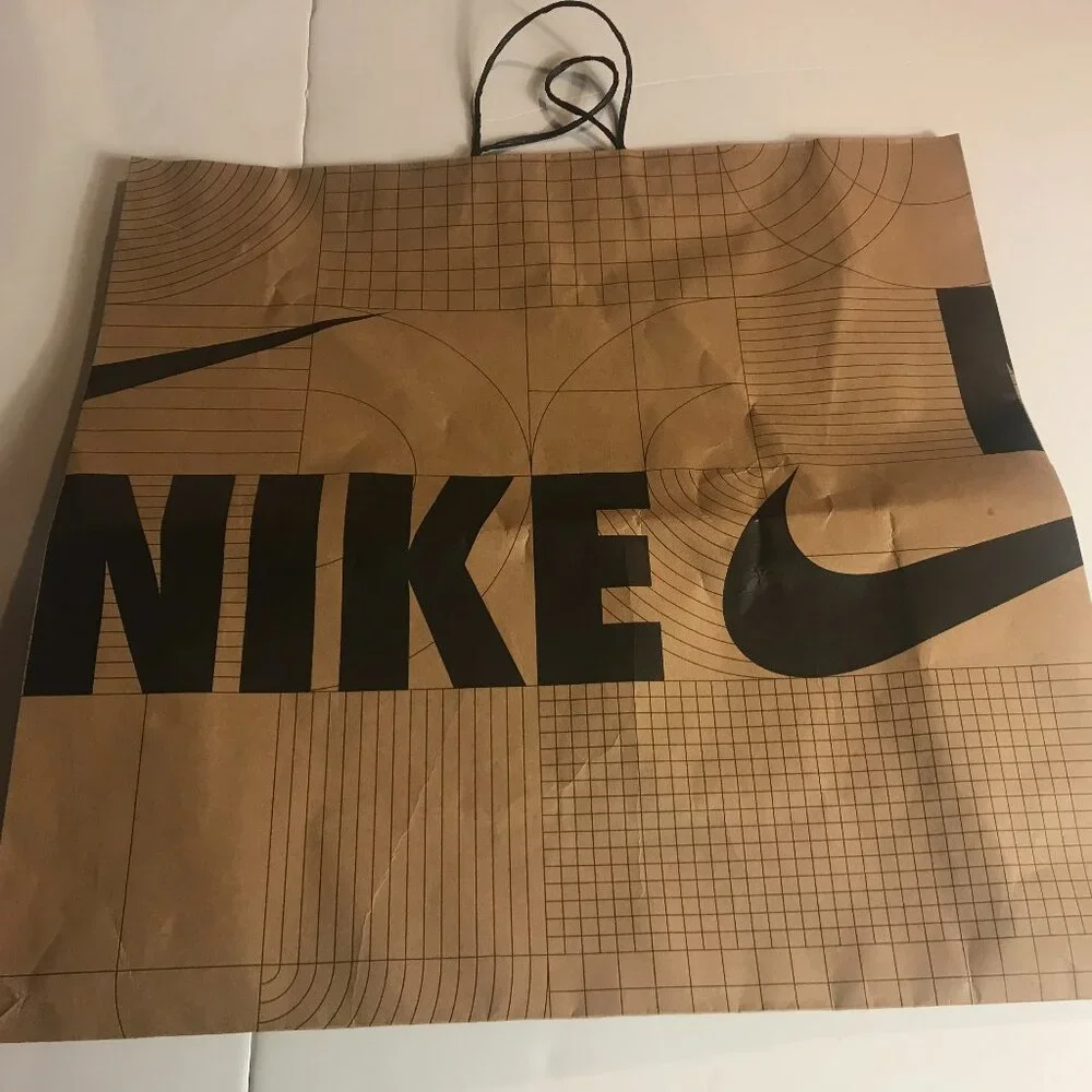 Nike 20 x 20 LARGE DEEP THICK STURDY Logo Recycled Gift/Garment Bag